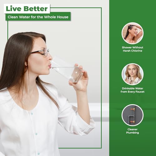 Rotek Water Systems Whole House Water Filtration Set | 3-Stage Water Filter System | 1SED, 1PHO, 1ACB | Clean Water | Sediment, Carbon Block, & Polyphosphate Anti-Scale Filter | 1y Supply | 20 Inch - Image 6