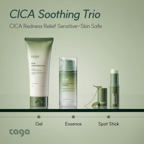 TAGA Cica Soothing Gel 200ml | Vegan Cooling Moisturizing Gel with 900,000ppm Centella & Vitamin K | Lightweight, Fast-Absorbing Hydration for Face & Body | Non-Sticky Cooling Care for Sensitive Skin - Image 7