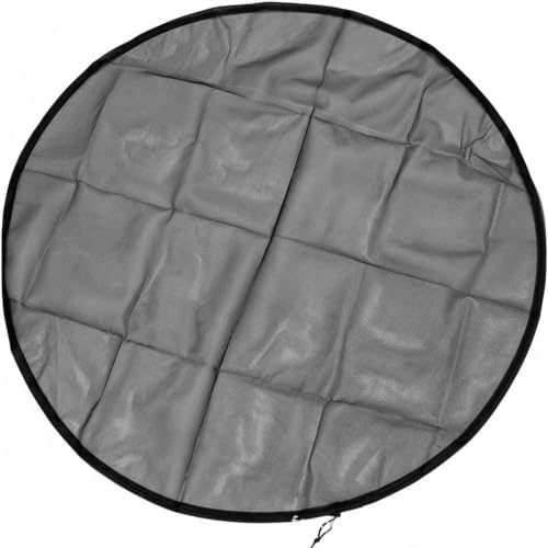 Black Polyester Rain Barrel Mesh Filter Cover, Debris Screen for Open-Top Water Containers up to 39.4 Inches, 1 Pack by Unknown