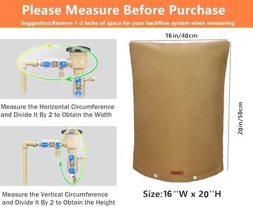 Backflow Preventer Insulated Well Pump Cover - Image 2