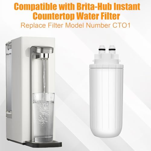CTO1 Countertop Water Filter Replacement for Bri-ta Hub, 2 Pack - Image 2