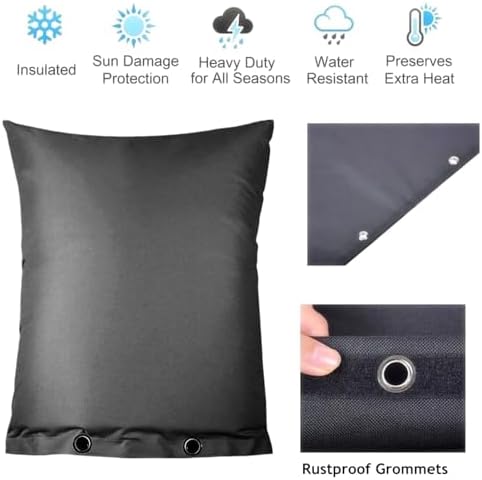 Sprinkler Valves Cover, Heavy Duty Backflow Preventer Cover Sprinkler Backflow Covers for Winter 5 Layer Reinforced Outdoor Faucet Guard Covers for Outdoor Pipe Sprinklers Valves - Image 3