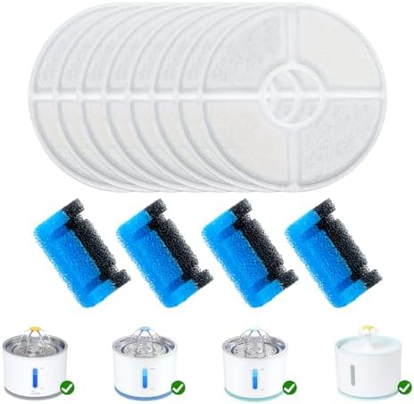 Wonder Creature Cat Water Fountain Filter Replacement 8+4 Pack by WonderCreature