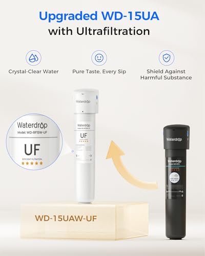 Waterdrop 15UAW-UF 0.01 μm Ultra Filtration Under Sink Water Filter System - Image 3
