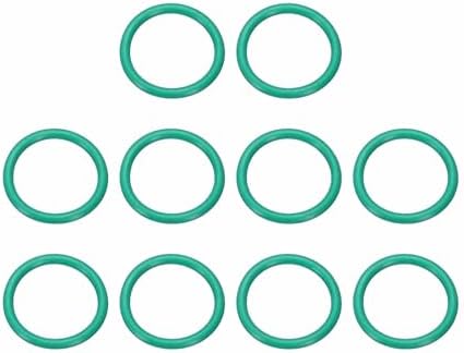 HARFINGTON 10 Pcs Fluorine Rubber O-Rings 23mm OD 18.2mm ID 2.4mm Width Round Sealing O Ring Seal Gasket for Industrial Engines Plumbing Faucet Hose Automotive by HARFINGTON