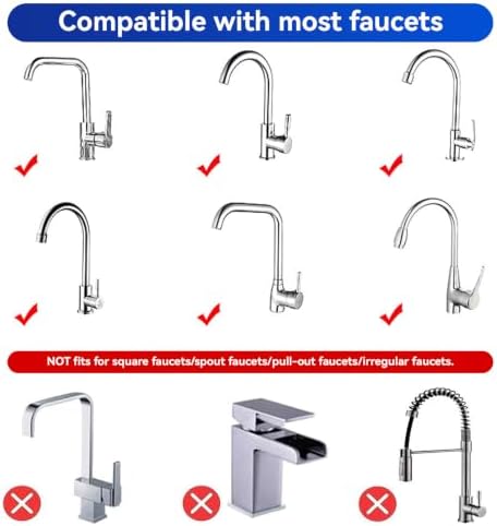 Sink Faucet Sprayer Attachment, Rotatable Faucet Sprayer Head - Image 3