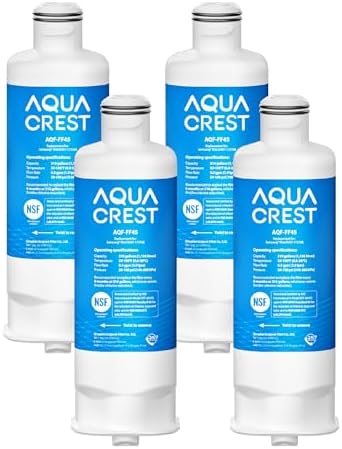 AQUA CREST Water Filter, Replacement for Samsung® DA97-17376B, 4 Pack by AQUACREST