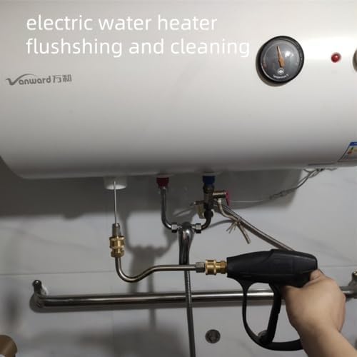 Electric Water Heater Flush Kit, Tank Water Heater Cleaning and Flushing Tool - Breaks up Clogs, Stirs and Removes Sediment and Dirt for Air Energy/RV Tank Water Heater (2pcs) - Image 4