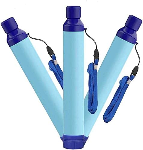 RYTM 3X Personal Water Filter Outdoor Portable Straw Emergency Survival Gear Filtration Water Solutions Emergency Survival Gear for Travel Hunting Fishing Outing by Unknown