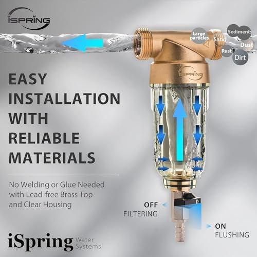 iSpring WSP2PK15 2-Stage Spin Down Sediment Filter Set, 50 and 100 Micron - Image 5