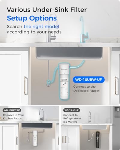 Waterdrop 10UBW-UF 0.01 μm Ultra Filtration Under Sink Water Filter System - Image 6