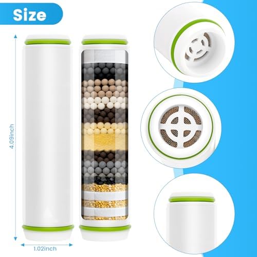 4 Pack Replacement Filters Compatible With PWERAN Handheld Shower Head - Image 2