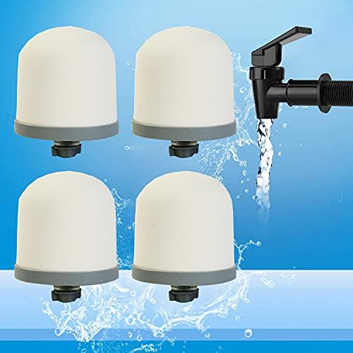 Huining Ceramic Dome Filter, Replacement for Water Pre-Filtration Unit, 0.15 to 0.5 Micron, Household Water Bucket Filtration System (4pcs) - Image 6
