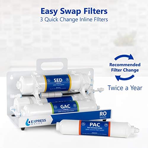 Express Water Countertop Reverse Osmosis Water Filtration System, White - Image 5