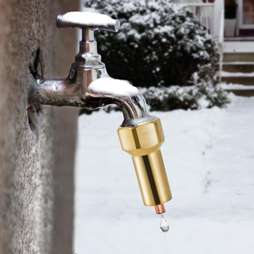1 Pcs Outdoor Faucet Freeze Protector, Brass Spigot Covers with Tape - Image 6