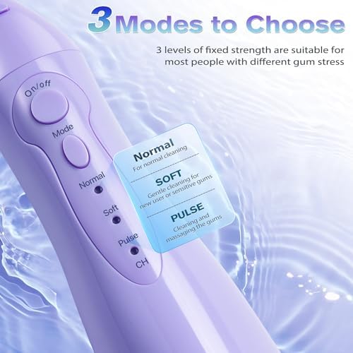 TOVENDOR Electric Water Flosser, Cordless Dental Oral Irrigator for Teeth - Image 4