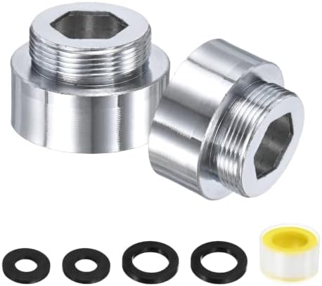 M METERXITY 2-Pack Faucet Adapter, G3/4 Female to M22 Male, for Kitchen by MMETERXITY