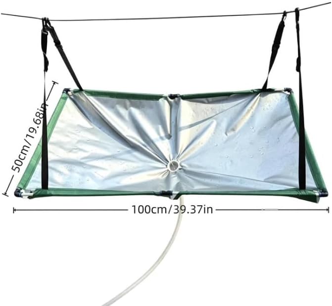 Collapsible Rain Barrel Water Collector, Portable Cloth Rainwater Harvesting System with Hose, Filter & Overflow Valve, Eco-Friendly Water Storage Solution for Garden, Lawn, Backyard & Camping - Image 7