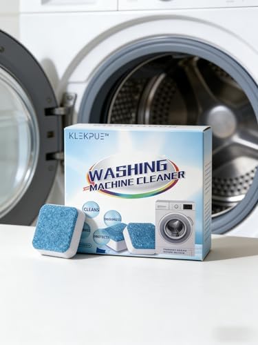 Washing Machine Cleaner Tablets,Deep Cleaning Descaler and Suitable for Most Washer Machine Cleaner Front Loader and Top Load,Powder Cleaner for Washing Machines and Dishwasher Pods (12) - Image 2