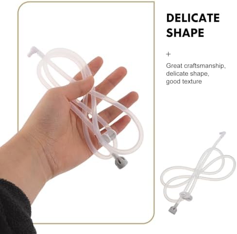 8pcs Replacement Dental Flosser Tubing Parts Compatible with Oral Irrigator and Water Flosser 32-inch Lightweight Plastic Water Hose for Home and Travel Use - Image 3