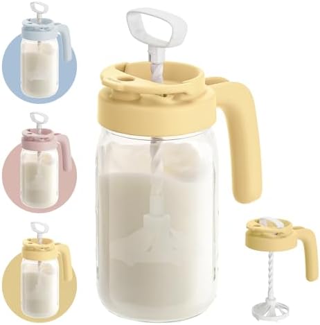 Papablic Breast Milk Pitcher, Formula & Baby Feeding Container, Yellow by Papablic