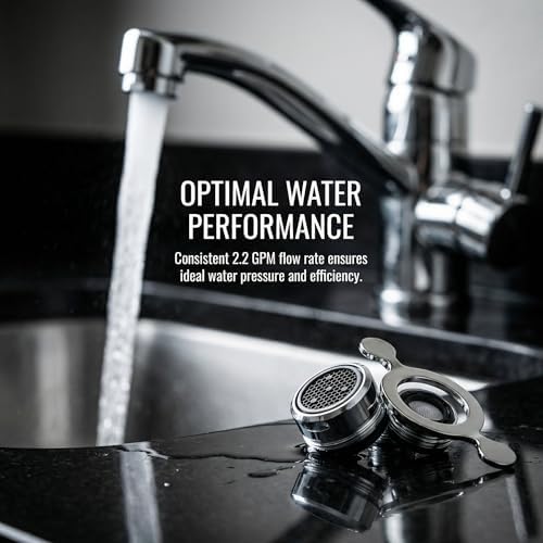 2-Pack RP330 Faucet Aerator with Removal Wrench, 2.2 GPM, Chrome - Image 6
