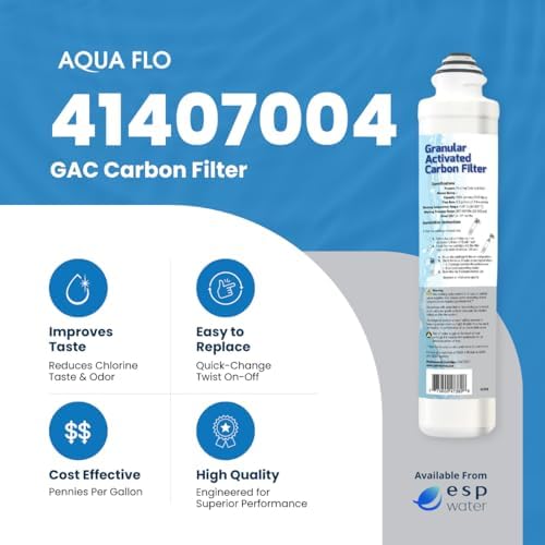 Aqua Flo 41407004 QCRO GAC Carbon Filter Replacement, QCUF 4-Stage - Image 2