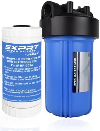 Whole House Water Filter 10" x 4.5" Filtersorb SP3 Anti-Scale EZ-2700 by ApexExprtWaterFilters