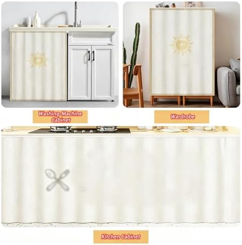 Decor Linen Boiler Pipe Shielding Cover, Pipeline Hiding Enclosure - Image 7