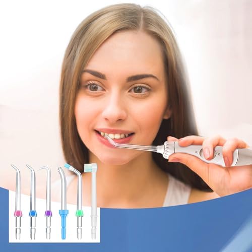 Replacement Tips for Waterpik, Water Flosser Replacement Heads Parts for Waterpik Oral Irrigator, Aquaflosser 6 Tips Pik Pocket Combo - Image 7