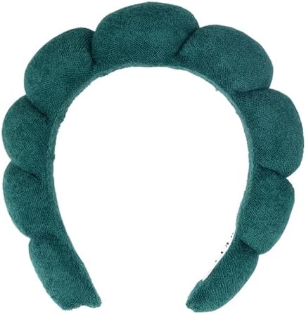 Bella Sleep + Spa Puffy Makeup Headband - Soft Microfiber Spa Headband for Washing Face - Padded Non-Slip Facial Skincare Hairband for Women & Teens, One Size by BellaSleepSpa