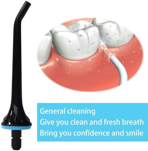 Replacement Tips for Oralfree,Nicwell,Nicefeel,COSLUS,Mospro,Zerhunt Water Flosser, Oral Irrigator Jet Tip Nozzel Black, 3 Pack - Image 6