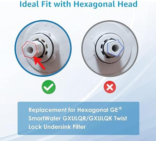 AQUA CREST FQK1R, GXULQR Water Filter Replacement for GE FQK1R, 2 Pack - Image 2