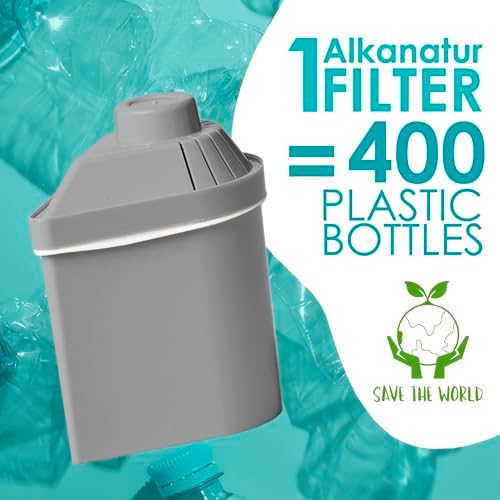 Alkanatur Alkaline Hydrogen Water Filter Pitcher, Adds Magnesium 18mg/L - Image 3