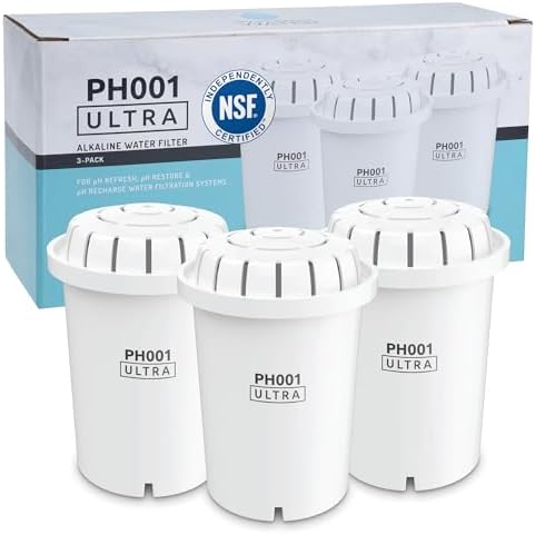 Invigorated Water PH001 Ultra White Alkaline Water Filter Replacement by InvigoratedWater
