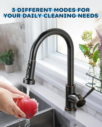 ARCORA Stainless Steel Kitchen Faucet Head with 13 Adapters, 3 Modes - Image 7