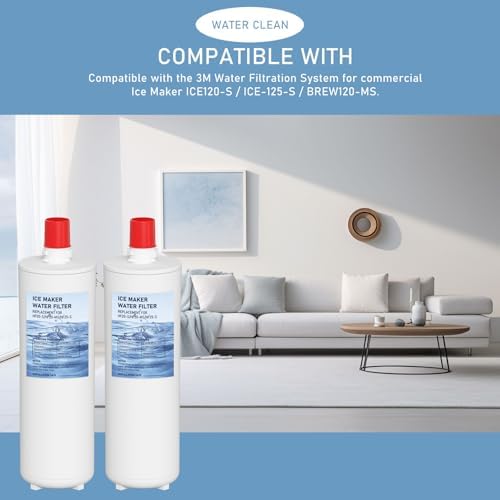 HF20-S HF20-MS HF25-S Water Filter Replacement Compatible with 3M High Flow Series Cartridge HF20-S, 5615103/HF20-MS, 5615109/HF25-S,5615203, Water Filtration System 2-Packs - Image 5
