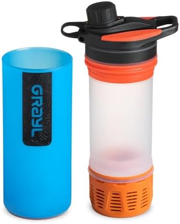 GRAYL GeoPress 24 oz Water Purifier & Water Filter Bottle, Bali Blue - Image 2