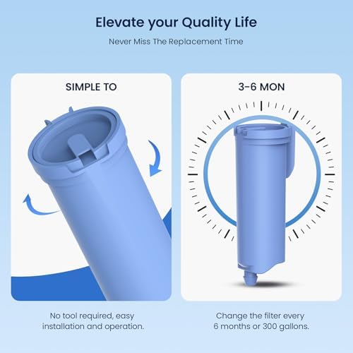 GLACIER FRESH Compatible with GE Profile Scale Inhibiting Filter 2 Pack - Image 4