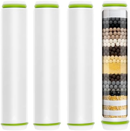 4 Pack Replacement Filters Compatible With PWERAN Handheld Shower Head by Linsuely
