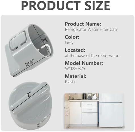 W11220375 Refrigerator Cap Compatible with Whirlpool Refrigerator Replaces W10813883 - Image 3