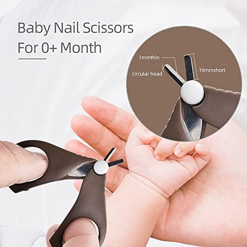 Baby Nail Clippers Set with Cute Case, Infant Fingernail and Toenail File Kit for Newborn Manicure and Pedicure, New Mom Grooming Gift - Image 2