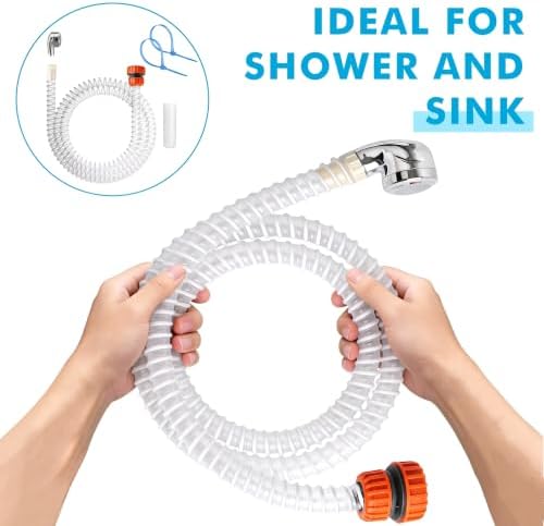 5FT Slip-On Tub Hose, Dog Shower Attachment for Round Spouts - Image 5