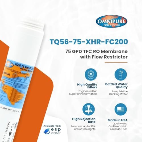 Omnipure 75 GPD Encapsulated TFC RO Membrane TQ56-75-XHR-FC200 - Image 5