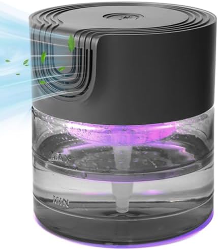 Water Air Purifiers for Home, Oxyvana Quiet Variable Speed Water Based Air Purifier with 7 Color Night Light, Air Washer Humidifier for Home, Bedroom, Office, Pet Odors by Unknown