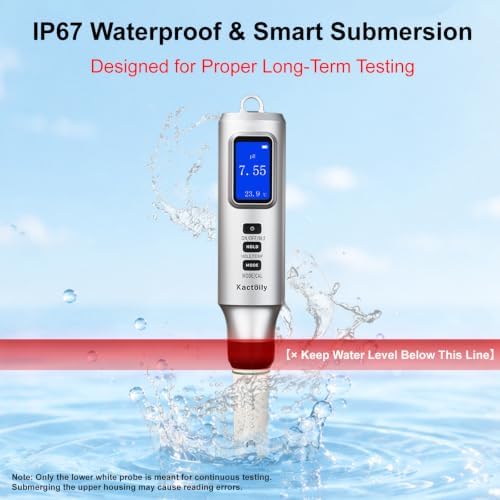 Kactoily 7-in-1 Smart Bluetooth Water Tester Rechargeable pH Meter - Image 6
