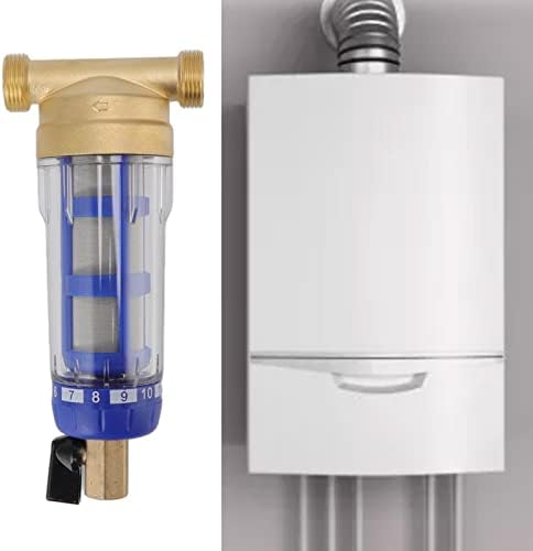 Whole House Spin Down Sediment Water Filter Refined Copper Head Spin Down Sediment Prefilter for Home Water Supply System with Stainless Steel Mesh and High Accuracy Filtration - Image 2