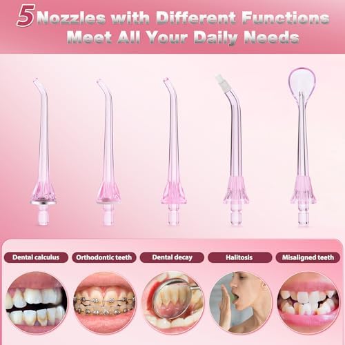 TOVENDOR Electric Water Flosser, Cordless Dental Oral Irrigator for Teeth - Image 4