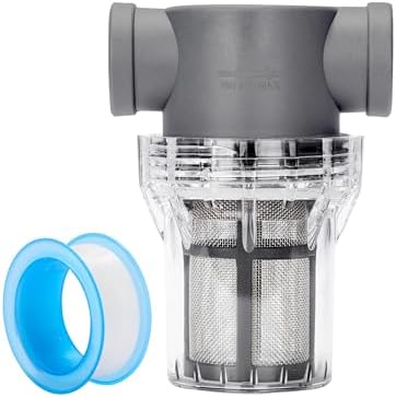 3/4'' Female NPT in-Line Strainer - Garden Hose Filter for High Pressure Washer, Sediment Filter with 30 Mesh Stainless Steel Screen (3/4'' 30 Mesh) by YMYP