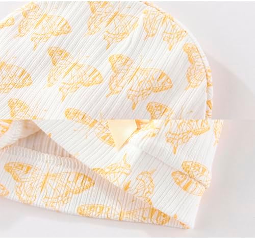 MAMIMAKA Newborn Baby Boy Girl Caps Mittens Socks Set Cotton Baby Essentials Accessories (Hats+Gloves+Socks) - Image 4